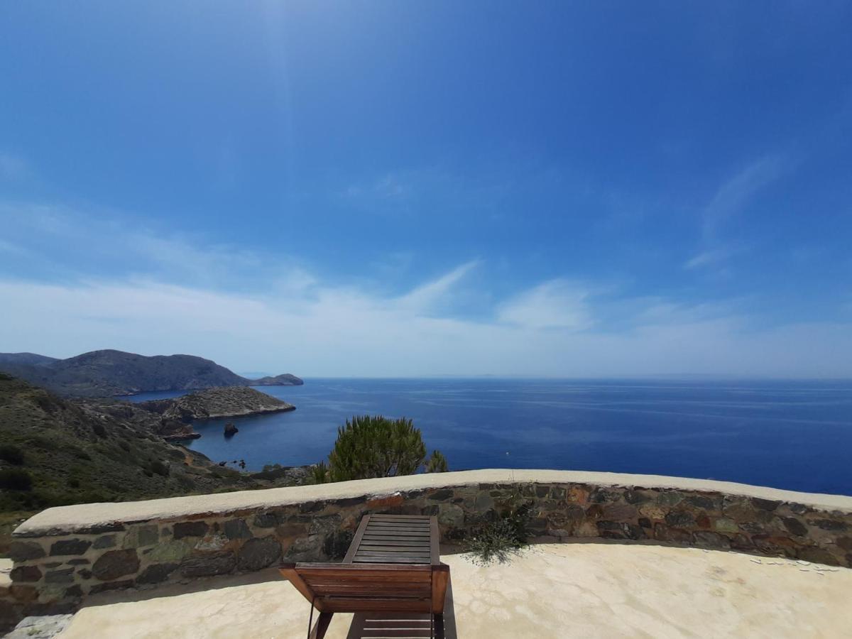 C & C _ Cycladic House With Endless Sea View Villa Ermoupoli Buitenkant foto