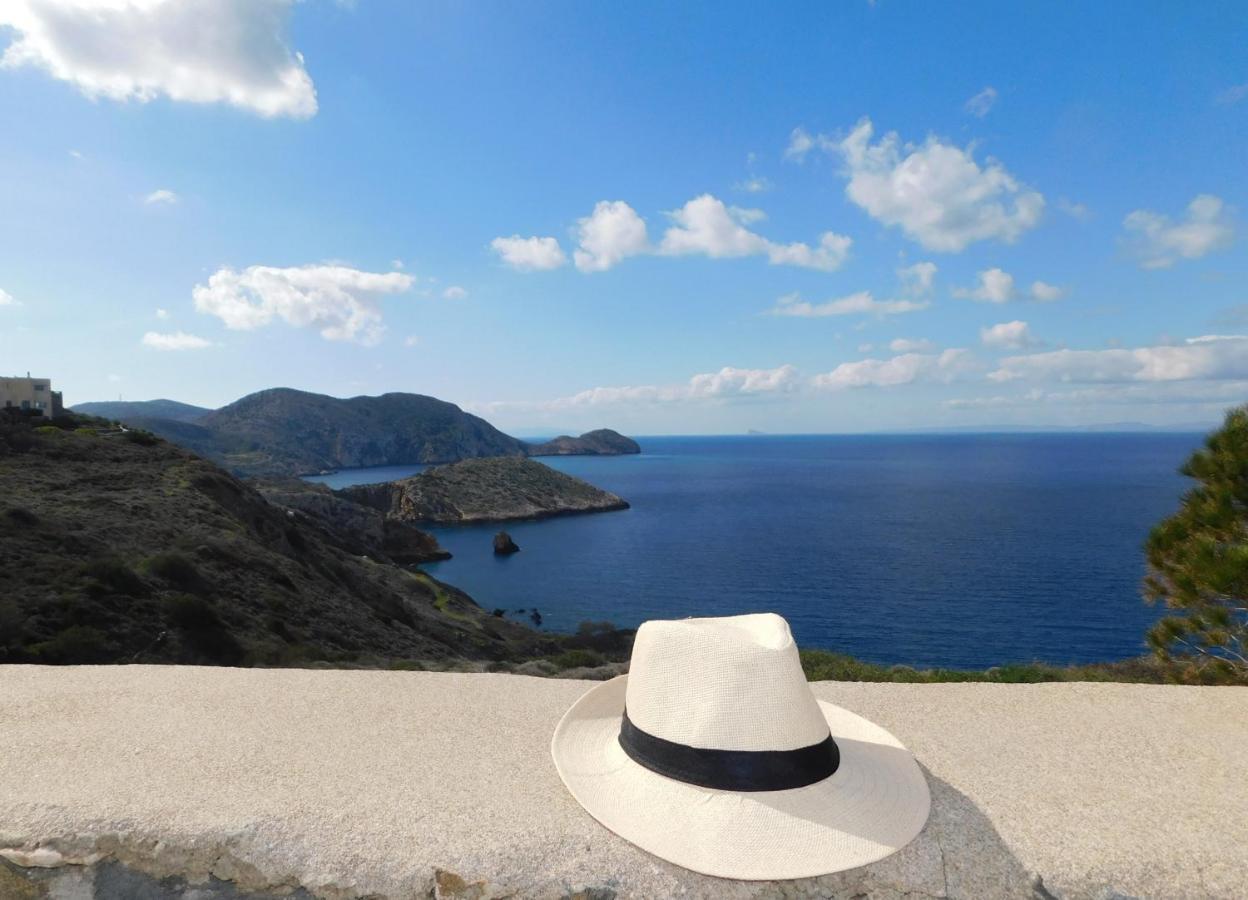 C & C _ Cycladic House With Endless Sea View Villa Ermoupoli Buitenkant foto