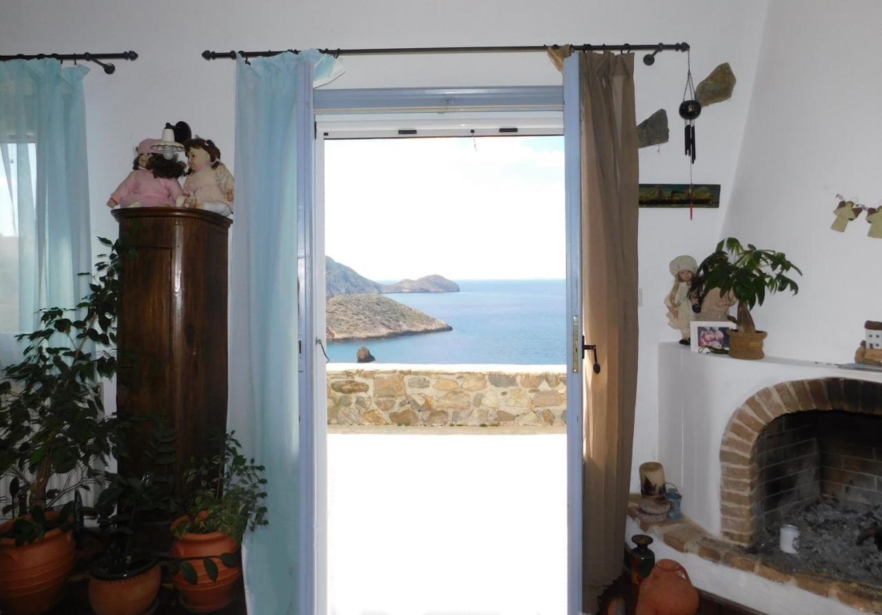 C & C _ Cycladic House With Endless Sea View Villa Ermoupoli Buitenkant foto