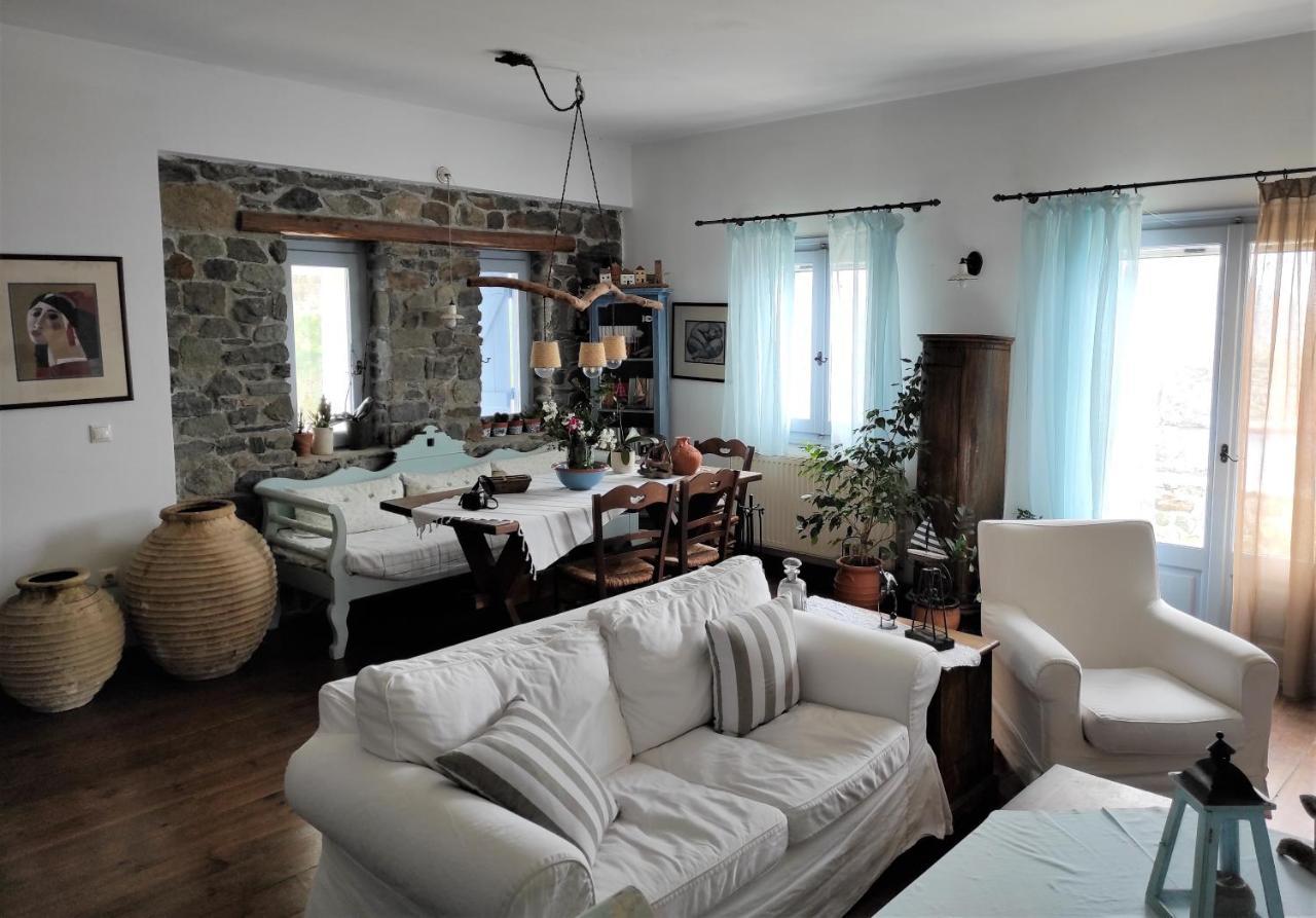 C & C _ Cycladic House With Endless Sea View Villa Ermoupoli Buitenkant foto