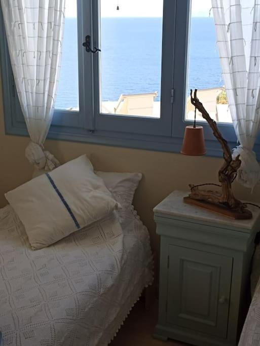 C & C _ Cycladic House With Endless Sea View Villa Ermoupoli Buitenkant foto