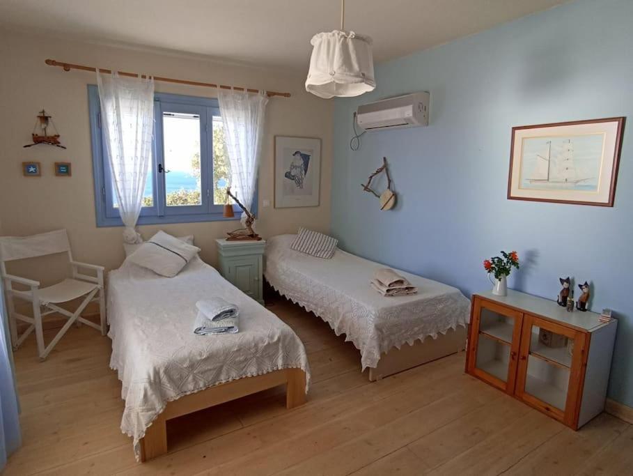 C & C _ Cycladic House With Endless Sea View Villa Ermoupoli Buitenkant foto