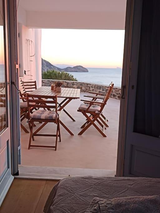 C & C _ Cycladic House With Endless Sea View Villa Ermoupoli Buitenkant foto